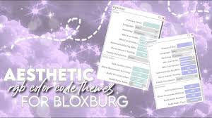 Players can build and design their very own. Roblox 20 Soft Aesthetic Primary Color Themes Rgb Codes Bloxburg Youtube