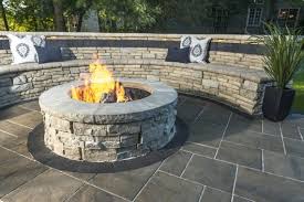 Fire pit with retaining wall project by thomas. From Retaining Walls To Fire Pits The Many Uses Of Wall Products In Harrisburg Pa Watson Supply