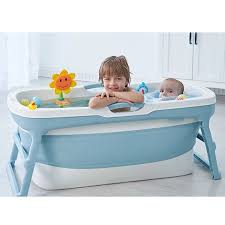Later, active toddlers can sit up comfortably and have room to play on the toddler side. Plastic Free Standing Baby Bath Tub For Adults Baby Toddlers With Cover Pp And Tpe Material Blue And V Purple Buy Folding Bathtub Baby Bath Tub Foldable Baby Bath Tub With Stand Product On Alibaba Com