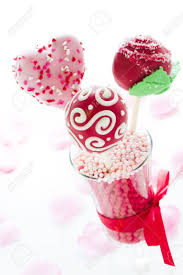 Have a happy valentine's day! Fancy Cake Pops Decorated For Valentine S Day Stock Photo Picture And Royalty Free Image Image 17372940