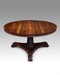 Athos dining table by paolo piva for b and b italia chrome and dark brown oak. Antique Round Dining Table Rosewood Centre Table Antiques Uk Georgian Furniture Regency Furniture Victorian Furniture
