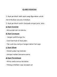 Download lagu tatabahasa ayat perintah (2.4mb) dan streaming kumpulan lagu tatabahasa ayat perintah (2.4mb) mp3 terbaru di hasil diatas adalah hasil pencarian dari anda tatabahasa ayat perintah mp3 dan menurut kami yang paling cocok adalah tatabahasa ayat perintah. Jenis Jenis Ayat Bahasa Melayu Linkedin Profile Messages Takut