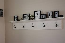 Modern Entryway Shelf With Hooks Home Design Ideas By Matthew Entryway Shelf With Hooks Design Ideas I did a small piece of decorative trim to the bottom of my shelf on top of the planks. home design ideas by matthew