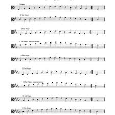 When each note of the d scale is displayed, choose its correct letter name. Viola Major Scales One Octave Flat Keys Vineyard Sound Music