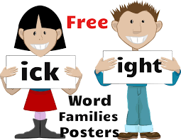 Free Word Families Poster Set Featuring 73 Word Families Word Families Kindergarten Reading Early Childhood Literacy
