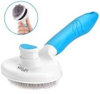 Self-Cleaning Cat & Dog Grooming Brush - One-Click Shedding Tool With  Stainless Steel Teeth For Pet Hair