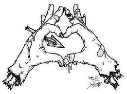 Zombie Love Hands Zombie Tattoos Zombie Drawings Zombie Hand