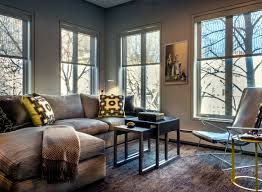 The large grayscale wall art in this dining room from. Color Ideas For Living Room Gray Wall Paint Interior Design Ideas Ofdesign