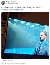 So is this actual @jnesbitttv and not the dead body? Line Of Duty Fans Spot Major Blunder As Camera Can Be Seen In The Reflection Of The Glass Lift 247 News Around The World