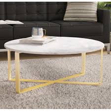 Orren Ellis Orian Marble Coffee Table Color Gold Marble Top Coffee Table Contemporary Coffee Table Coffee Table Wayfair