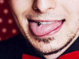 When a pierce is in horizontal will go around the way of the tongue tip, with a small barbell moving through all the ways of the width of the tongue. Snake Venom Piercing Jewelry Pain Cost And More