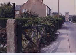 The old level crossing gate in Church road