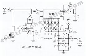 Door bell circuit is quite a popular project among students and hobbyists. Musical Doorbell Circuit