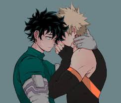 (really deku, that was my side!) bakugou didn't feel like rolling him over so he just climbed over midoriya and laid on the wall side. Bakugou X Midoriya On Tumblr