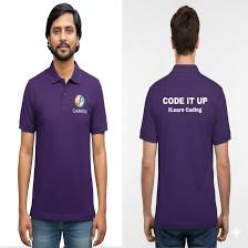 Company Logo Embroidered Polo T-Shirt