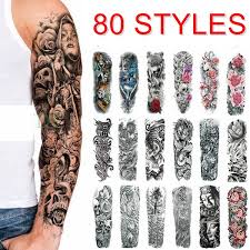 Check spelling or type a new query. Waterproof Temporary Tattoo Sticker Totem Tattoo Full Arm Large Size Tatoo Fake Tatto Flash Tattoos Skull Wild Wolf Tiger Old School For Men Women Wish