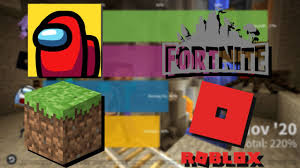 Minecraft Vs Among Us Vs Fortnite Vs Roblox 2020 Popularity Comparison Youtube