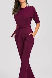 Black Daily Fashion Short Sleeve Wide Leg Jumpsuit Jumpsuit Elegant Jumpsuit Fashion Formal Jumpsuit
