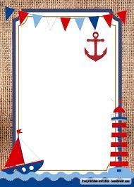 Free Nautical Theme Baby Shower Invitations Templates Free Print Baby Shower Invitation Templates Nautical Baby Shower Invitations Baby Shower Nautical Theme