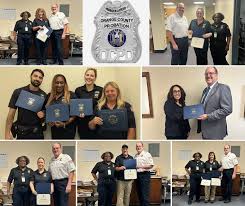 Probation recognized a handful of employees for years of service to Orange  County. Please join us in offering these dedicated individuals a round of  applause for their career milestones. Dir. Tim Davidian -