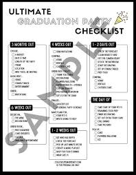 The music should be upbeat and sufficient to last throughout the party. Free Ultimate Graduation Party Checklist Pdf
