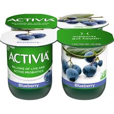 1 us customary cup of raw blueberries is 148 grams. Activia Lowfat Probiotic Blueberry Yogurt 4 Oz Cups 4 Count Walmart Com Walmart Com