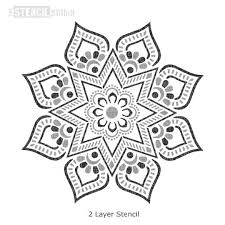 Related posts for 30 multi layered airbrush stencils. Mandi Mandala Indian Motif A4 Just Pudding Basins