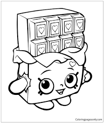 Discover thanksgiving coloring pages that include fun images of turkeys, pilgrims, and food that your kids will love to color. Shopkins Chocolat Bar Coloring Pages Shopkins Coloring Pages Coloring Pages For Kids And Adults
