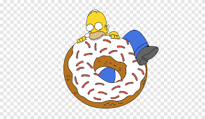 Brooks, matt groening, sam simon. Rosquinhas Homer Simpson Bart Simpson Glace E Glace Ciambella Bart Simpson Comida Desenho Animado Png Pngegg