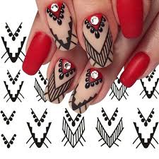 Vamos a ver algunos de los diseños de manicura más actuales y veremos una. 13 Fichas De Unas Arte Agua Transferencia Calcomanias Stickers Flor Geo Punk Filigrana Decoracion Unas 3d Comprar A Precios Bajos En La Tienda En Linea Joom