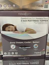 Great savings & free delivery / collection on many items. Novaform Comfortluxe 3 Memory Foam Mattress Topper Twin Costcochaser