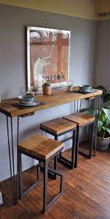 Enjoy free shipping on most stuff, even big stuff. Tall Industrial Console Table On Hairpin Legs Ideias De Decoracao Decoracao De Casa Decoracao