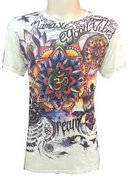 Men Shirt Short Sleeve Cotton Mediation Chakra Yoga India Thailand Fashion Clothing Shoes Accessories Mensclothing Shirt Mens Shirts Sleeve Cotton Shirts