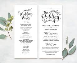 From traditional church weddings to backyard gatherings, we have wedding program wording templates that are both easy and fun to use. Free Wedding Program Templates Wedding Program Ideas