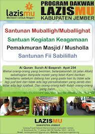 Program Dakwah Lazismu Jember Iman Quran Beri