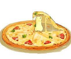 Kartinka S Tegom Pizza Food And Anime Cute Food Drawings Food Art Painting Food Cartoon