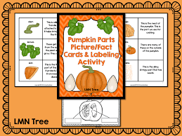 Pumpkin Parts Picture Fact Cards And Labeling Activity Classroom Freebies Parts Of A Pumpkin Labeling Activities Pumpkin Facts