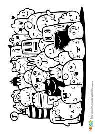 N'hésitez pas à aller aussi visiter le blog de cette talentueuse illustratrice ! Coloriage Petits Monstres Et Animaux Kawaii En Ligne Gratuit A Imprimer