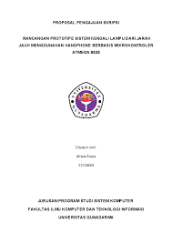 Maybe you would like to learn more about one of these? Doc Proposal Pengajuan Skripsi Wing Yudhistira Academia Edu