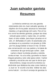 Maybe you would like to learn more about one of these? Juan Salvador Gaviota Resumen Completo