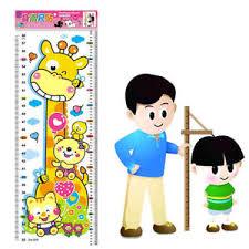 details about nursery height growth chart wall sticker baby kids zoom animals measuring record