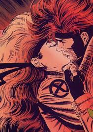 X Men Rogue And Gambit Kiss Marvel Rogue Rogue Gambit Comics Love