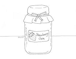 Find your favorite animals like the arctic wolf, fox, bunny, and eagle to add to your coloring book! Strawberry Jam Coloring Page Coloring Pages Jam Jar Wee Folk Art