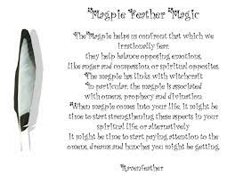 New Version Of Magpie Feather Magic Please Check Your Local And Federal Guidelines For Feather Collection And Poss Feather Magic Feather Meaning Magpie Tattoo