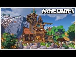 A Minecraft House But Using All The Wood Types Youtube Minecraft Houses Types Of Wood Minecraft