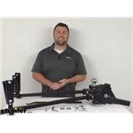 Curt 17007 round bar weight distribution hitch. Curt Trutrack Weight Distribution System W Sway Control Trunnion 10 000 Lbs Gtw 1 000 Lbs Tw Curt Weight Distribution Hitch C17500