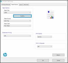 Den treiber herunterladen und software, die kompatibel mit dem betriebssystem. Hp Drucker Erstellung Benutzerdefinierter Papierformate Hp Kundensupport