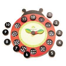 ladybut teaching clock teaching clock learning clock clock