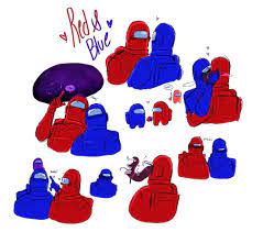 Among Us Red Blue Red And Blue Anime Voltron