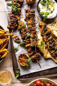 Grilled Chicken Shawarma With Golden Butter Fries And Garlic Sauce Half Baked Harvest Recipe Chicken Shawarma Summer Grilling Recipes Half Baked Harvest Recipes